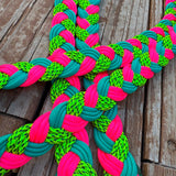 Confetti Cactus Original Braided Barrel Reins