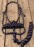 Lavender Eclipse Muletape Halter + attached lead rope
