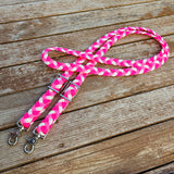 Pink Lightning Original Braided Barrel Reins