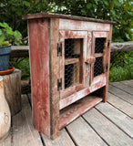 Rustic Farmhouse Display Cabinet