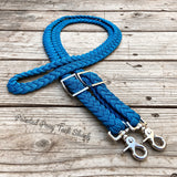 Caribbean Blue Original Braided Reins
