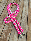 Pink Lightning Original Braided Barrel Reins
