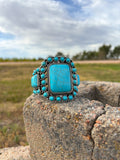 Turquoise Statement Cuff Bracelet