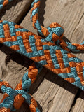Turquoise Mesa Muletape Halter + attached lead rope