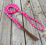 Blush Rush Braided Over Under with Leather Popper