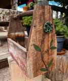 Rustic Reclaimed Wood Tool Box | Handmade Farmhouse Caddy