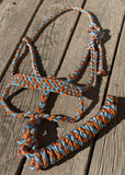 Desert Turquoise Muletape Halter + attached lead rope