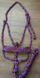 Plum Prairie Muletape Halter + attached lead rope