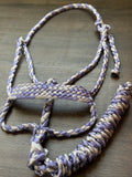 Silver Lilac Muletape Halter + attached lead rope