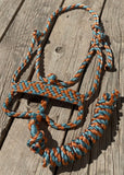 Turquoise Mesa Muletape Halter + attached lead rope