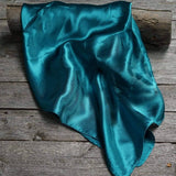 35X35" Solid Teal Wild Rag/ Scarf