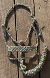 Jellybean Cob Size Muletape Halter + attached lead rope