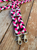 Black Top Babe Original Braided Barrel Reins