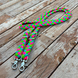 Confetti Cactus Original Braided Barrel Reins