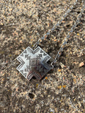 Silver Sage Statement Necklace