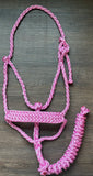 Barrel Babe Muletape Halter + attached lead rope