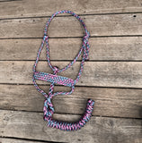 Gender Reveal Muletape Halter + attached lead rope