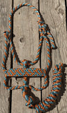 Turquoise Mesa Muletape Halter + attached lead rope