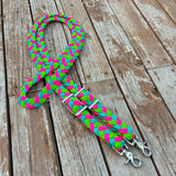 Confetti Cactus Original Braided Barrel Reins