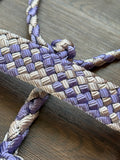 Silver Lilac Muletape Halter + attached lead rope
