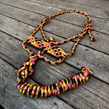 Pastel Fireball Muletape Halter + attached lead rope