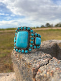 Turquoise Statement Cuff Bracelet