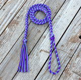 Purple Rain Braided Over Under with Tassle