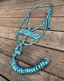 Saltwater Sage Muletape Halter + attached lead rope
