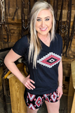 Rock N' Roll V-Neck Tee