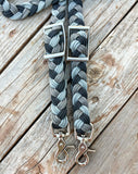 Greyscale Original Braided Reins