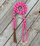 Blush Rush Braided Over Under with Leather Popper