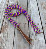 Chaos Theory Braided Over Under with Leather Popper