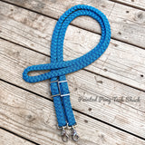 Caribbean Blue Original Braided Reins