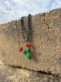 Painted Desert Cactus Necklace