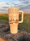 Cattle Drive 32oz Flip Top WashEasy™ Lid Tumbler