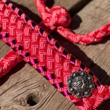 Neon Cowgirl Bling Muletape Halter + attached lead rope