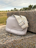 Sandstone Sweetheart Crossbody Bag