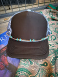 Dust & Turquoise Hat Chain