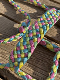 Jellybean Cob Size Muletape Halter + attached lead rope