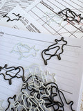 Cow Paper Clips — 25pk