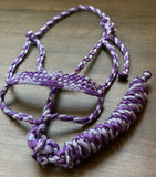 Amethyst Muletape Halter + attached lead rope