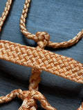 Apricot Muletape Halter + attached lead rope