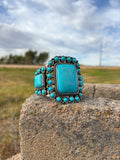 Turquoise Statement Cuff Bracelet