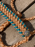 Desert Oasis Bling Muletape Halter + attached lead rope