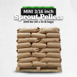 Medalist Mini Sprout Pellets - Pallet (50lb. bag x 40)