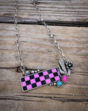 Desert Checker Western Necklace