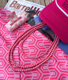 Blush Cowgirl Layered 3-piece Stacker Necklace Set