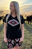Rock N' Roll V-Neck Tee