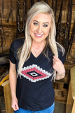 Rock N' Roll V-Neck Tee