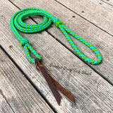 Cactus Braided Over Under with Leather Popper